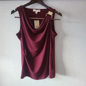 NWT • MICHAEL Michael Kors • Shoulder Clasp Top